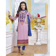 Salwar Kameez with floral embroidery work 